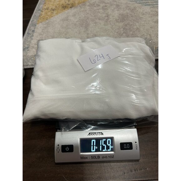 TanJay Straight Leg Ankle Pants Solid White Sz 24W Elastic Waist Minimalist NWT - Picture 9 of 9